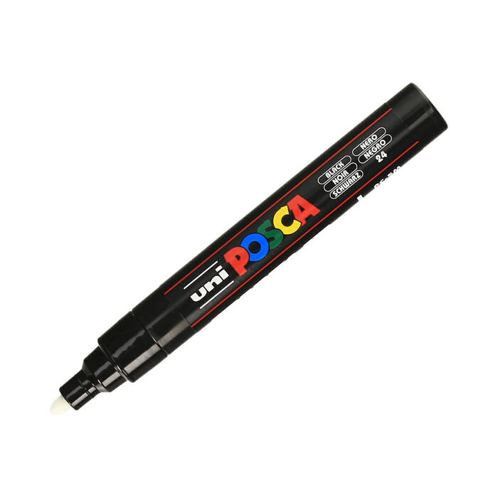 Marker plakatowy 1.8-2.5mm 8kol okrągły Posca UNPC5M/8C UN5712 04