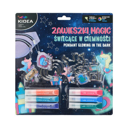 Zawieszki Magic świecące w ciemności Kidea VD0481 01