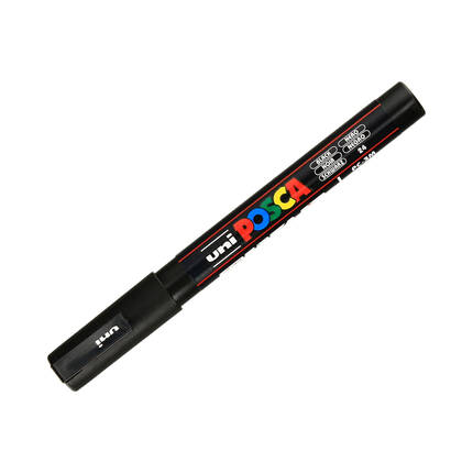 Marker plakatowy 0.9-1.3mm 4kol Posca PC3M UN5784 02