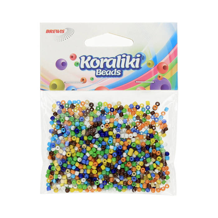 Koraliki akrylowe 3.5mm mix 30g Brewis KZ9 VB1425 01