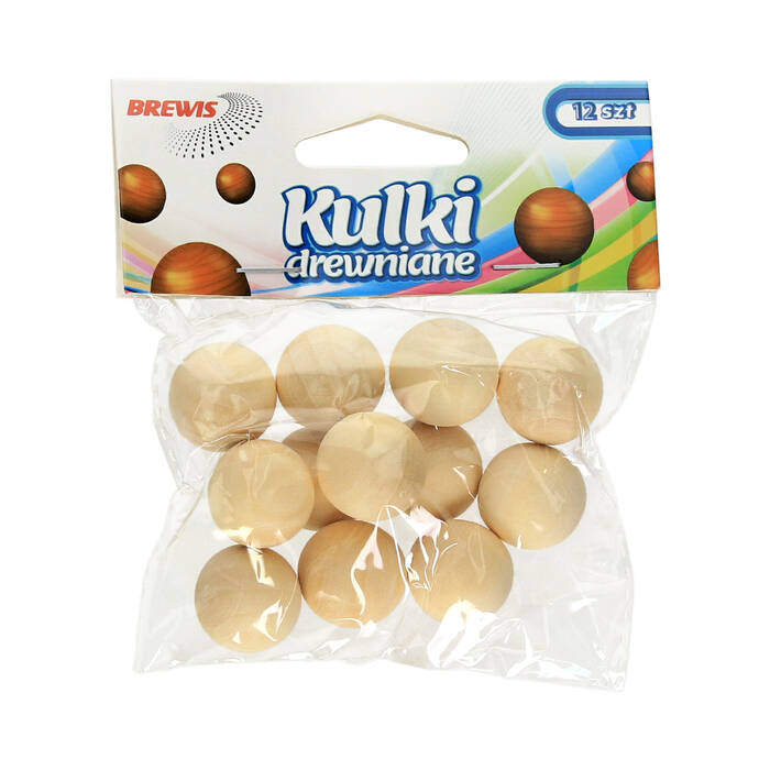 Kulki drewniane 20mm (12) Brewis KDN6 VB1413 01