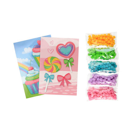 Pomponiasta wyklejanka Sweet Kidea VD0492 02