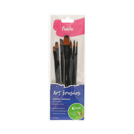 Pędzel nylonowy Fiorello mix GR-PA07 - 7szt. KA7440 01