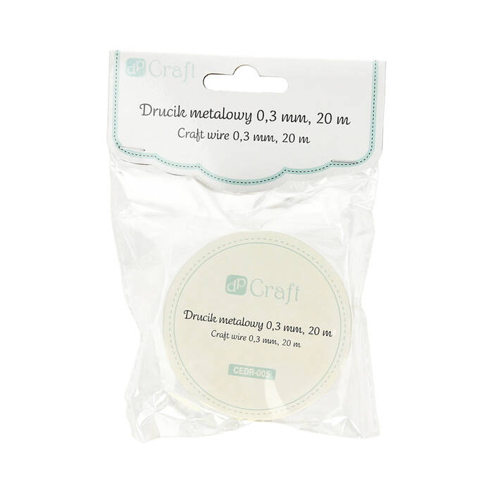 Drucik metalowy 20m złoty DP8354 01