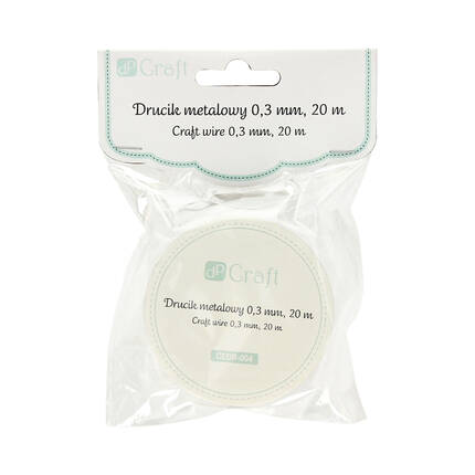 Drucik metalowy 20m srebrny DP7697 01