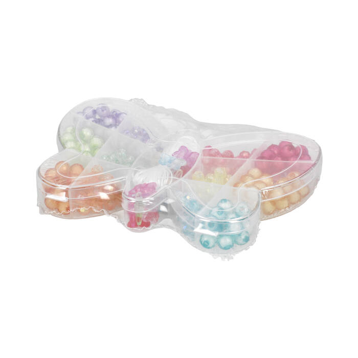 Zestaw do tworzenia biżuterii - koraliki + akcesoria Motyl Dp Craft DP0226 02