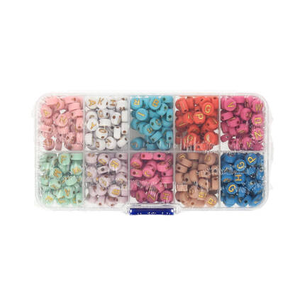 Koraliki literki 10kol Dp Craft (282) DP8774 01
