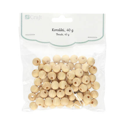 Koraliki drewniane Kulki 12mm 40g DP8938 01