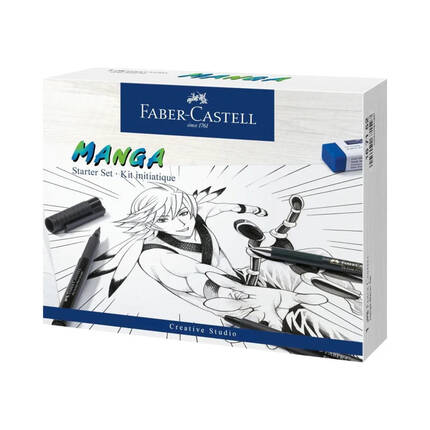 Zestaw Manga Starter Faber-Castell 8 elementów 167152FC AX6087 01