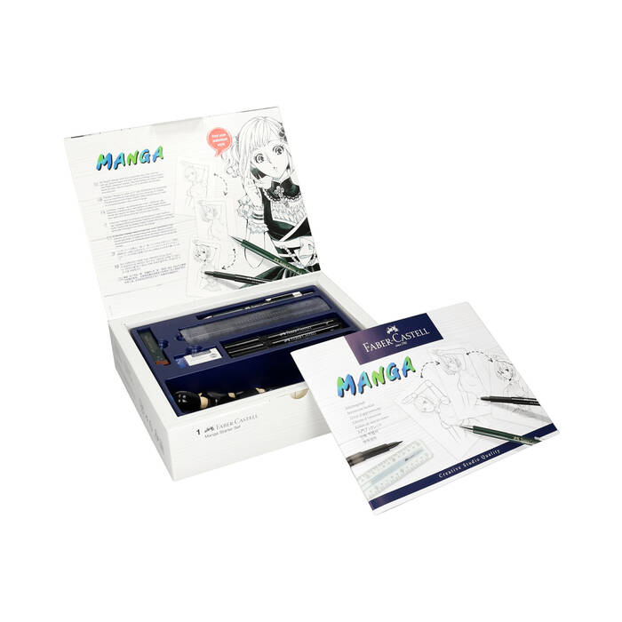 Zestaw Manga Starter Faber-Castell 8 elementów 167152FC AX6087 02