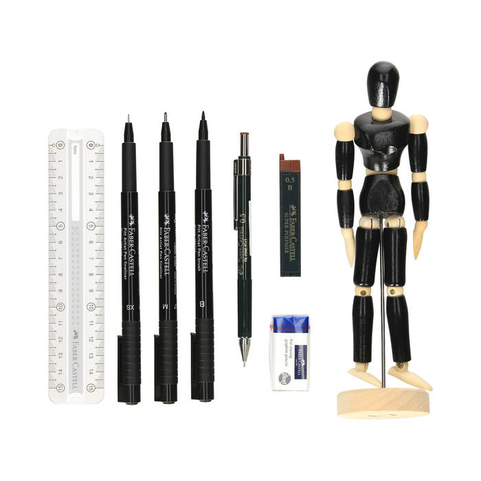 Zestaw Manga Starter Faber-Castell 8 elementów 167152FC AX6087 03