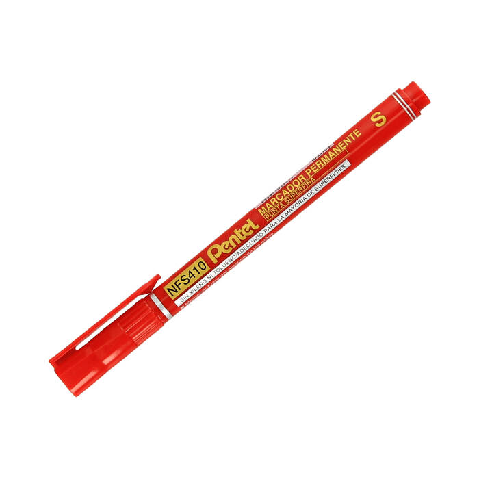 Foliopis 0.4mm czerwony Pentel NSF410 PN1304 01