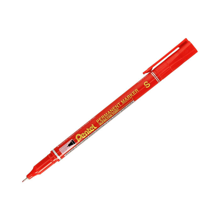Foliopis 0.4mm czerwony Pentel NSF410 PN1304 02