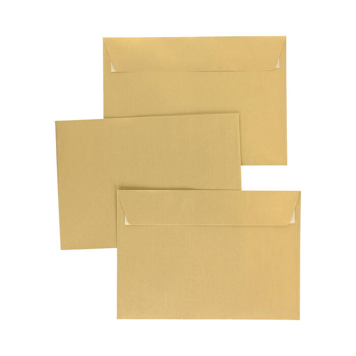 Koperty C5 złote Pearl 120g (10) AG4453 03