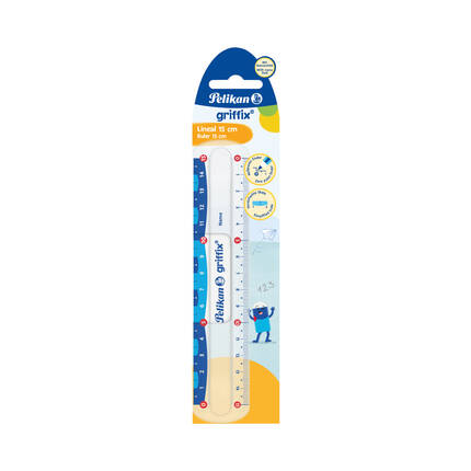 Linijka 15cm plastikowa Pelikan Griffix VH4043 01