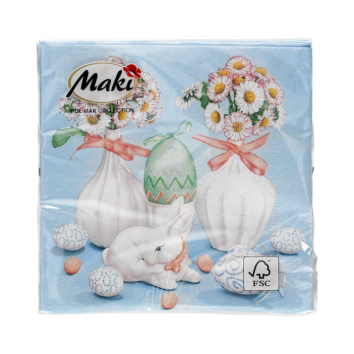 Serwetki 33x33 3w Daisies In White Vases 010301 (20) VS6100 01