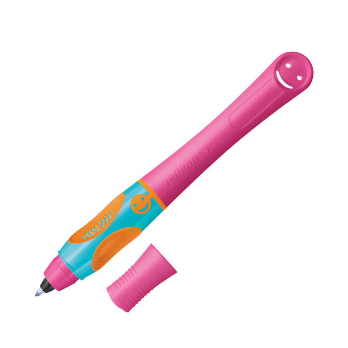 Pióro kulkowe do nauki pisania dla praworęcznych Lovely Pink różowe w kartoniku Pelikan Griffix VH4029 02