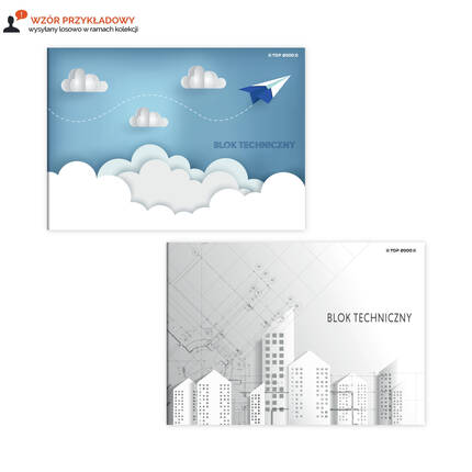 Blok techniczny A4/10 biały Basic Top2000 400184493 TP2430 02