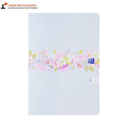 Zeszyt A5/60 kratka Flowers Oxford 400181450 TP8256 01