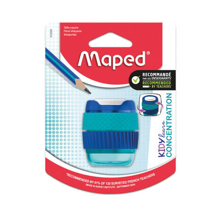 Temperówka pojedyncza pojemnik Kidy Learn Concentration Maped 014300 MA5171 01