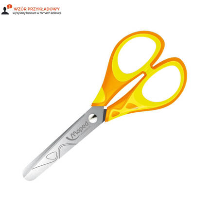 Nożyczki 13cm szkolne Pulse Soft Neon Maped 464401 MA5178 01