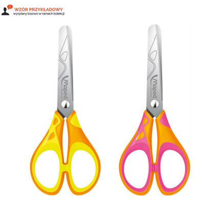 Nożyczki 13cm szkolne Pulse Soft Neon Maped 464401 MA5178 02