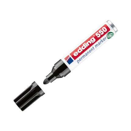 Marker permanentny 3.0-4.0mm czarny okrągły Edding 550 EG1098 02