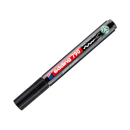 Marker olejowy 2.0-3.0mm czarny okrągły Edding 790 PCR EG4000 01