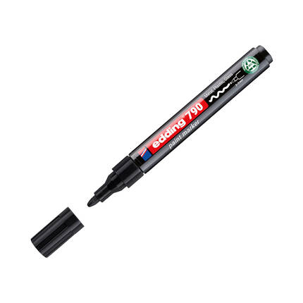 Marker olejowy 2.0-3.0mm czarny okrągły Edding 790 PCR EG4000 02
