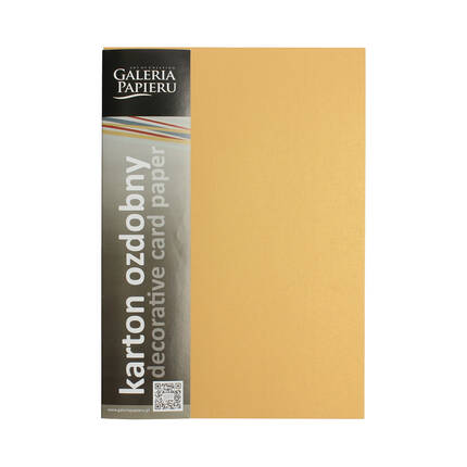 Karton wizytówkowy A4 210g Pearl złoty (20) AG1234 01