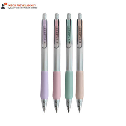 Długopis automatyczny żelowy niebieski Silky Academy IR1574 02