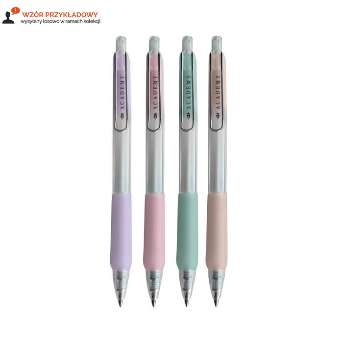 Długopis automatyczny żelowy niebieski Silky Academy IR1574 02