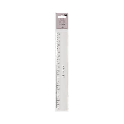 Linijka 20cm plastikowa Academy IR1591 01