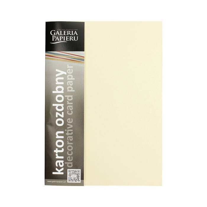 Karton wizytówkowy A4 210g Pearl kremowy (20) AG1233 01