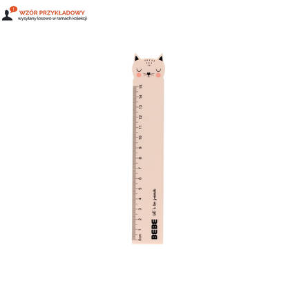 Linijka 15cm plastikowa BeBe Kids IR1658 01