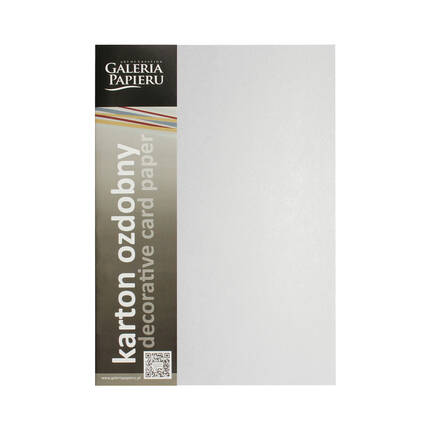 Karton wizytówkowy A4 135g Pearl diamentowa biel 20 ark. AG1221 01