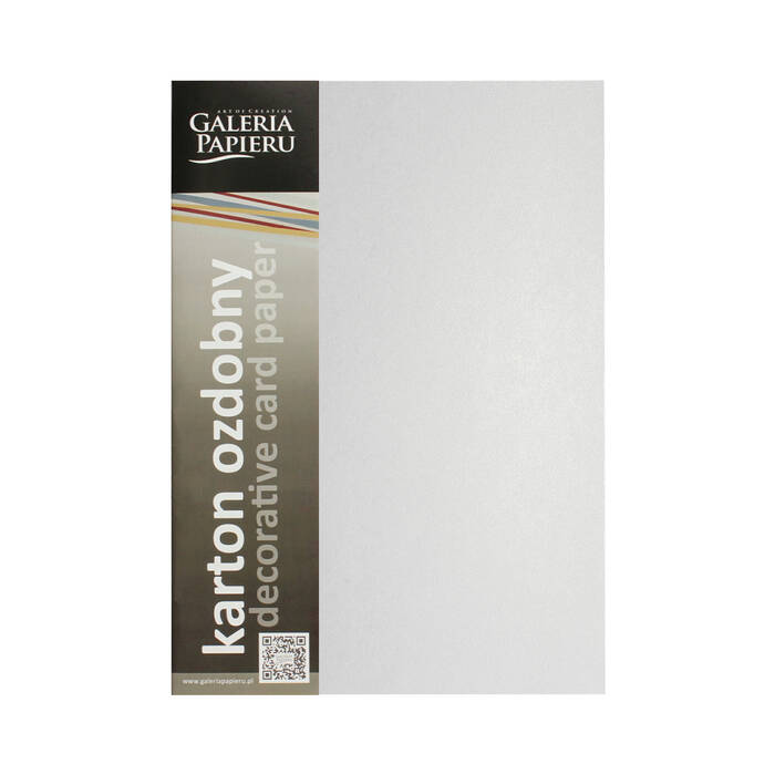 Karton wizytówkowy A4 135g Pearl diamentowa biel 20 ark. AG1221 01