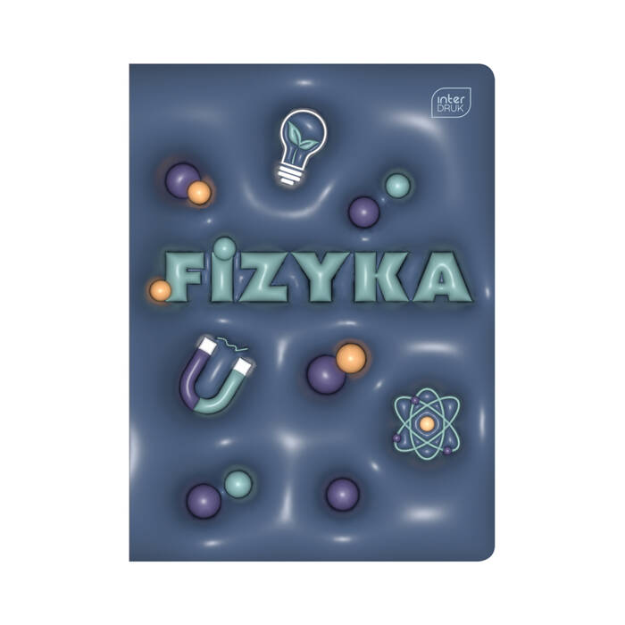 Zeszyt A5/60 kratka fizyka hybrid + pigułka wiedzy Interdruk IR1693 01
