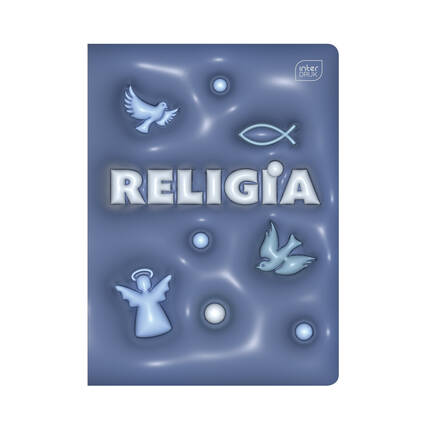 Zeszyt A5/60 kratka religia hybrid + pigułka wiedzy Interdruk IR1700 01