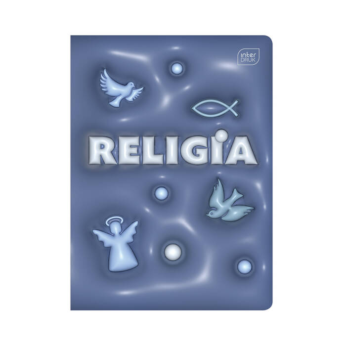 Zeszyt A5/60 kratka religia hybrid + pigułka wiedzy Interdruk IR1700 01