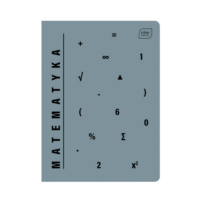 Zeszyt A5/60 kratka UV Matematyka Interdruk IR1706 01