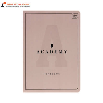 Zeszyt A5/60 kratka Academy Interdruk 90g IR1160 01