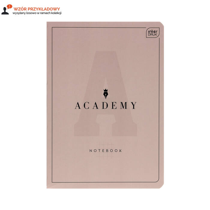 Zeszyt A5/60 kratka Academy Interdruk 90g IR1160 01