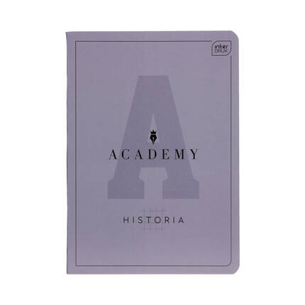Zeszyt A5/60 kratka Academy Historia Interdruk 90g IR1355 01