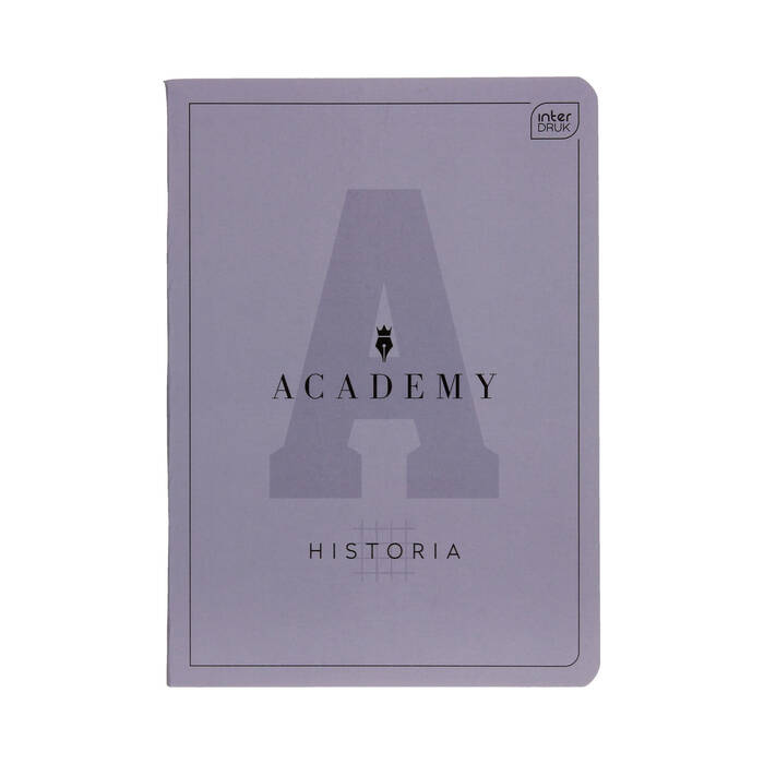 Zeszyt A5/60 kratka Academy Historia Interdruk 90g IR1355 01