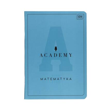 Zeszyt A5/60 kratka Academy Matematyka Interdruk 90g IR1357 01