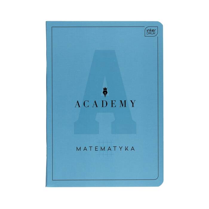 Zeszyt A5/60 kratka Academy Matematyka Interdruk 90g IR1357 01