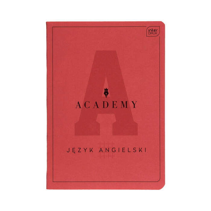 Zeszyt A5/60 kratka Academy Język Angielski Interdruk 90g IR1350 01