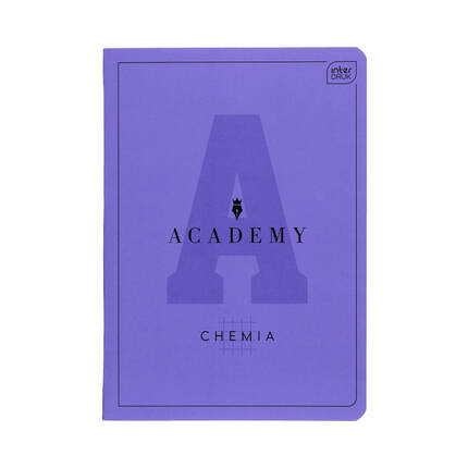 Zeszyt A5/60 kratka Academy Chemia Interdruk 90g IR1352 01
