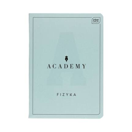 Zeszyt A5/60 kratka Academy Fizyka Interdruk 90g IR1353 01